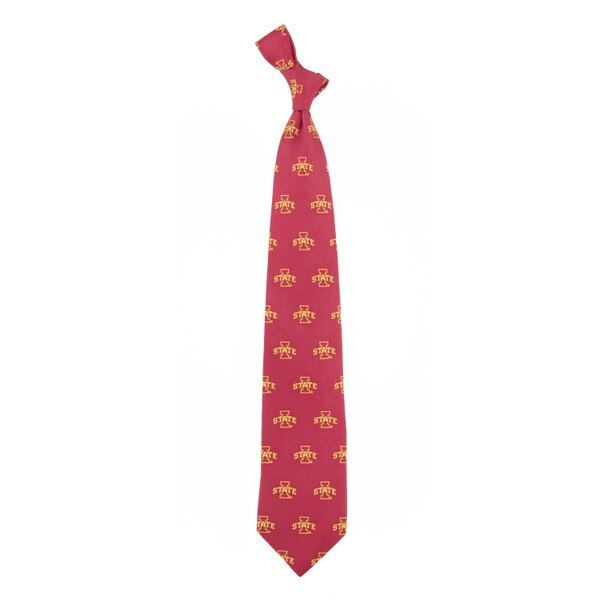 Eagles Wings I-State Cardinal and Gold Necktie